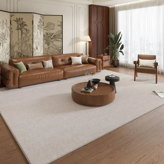 Living Room Carpet Bedroom Decor Anti-slip Large Rug Wear-resistant Floor Mat Home Decoration Brown Carpets Alfombra שטיח לסלון