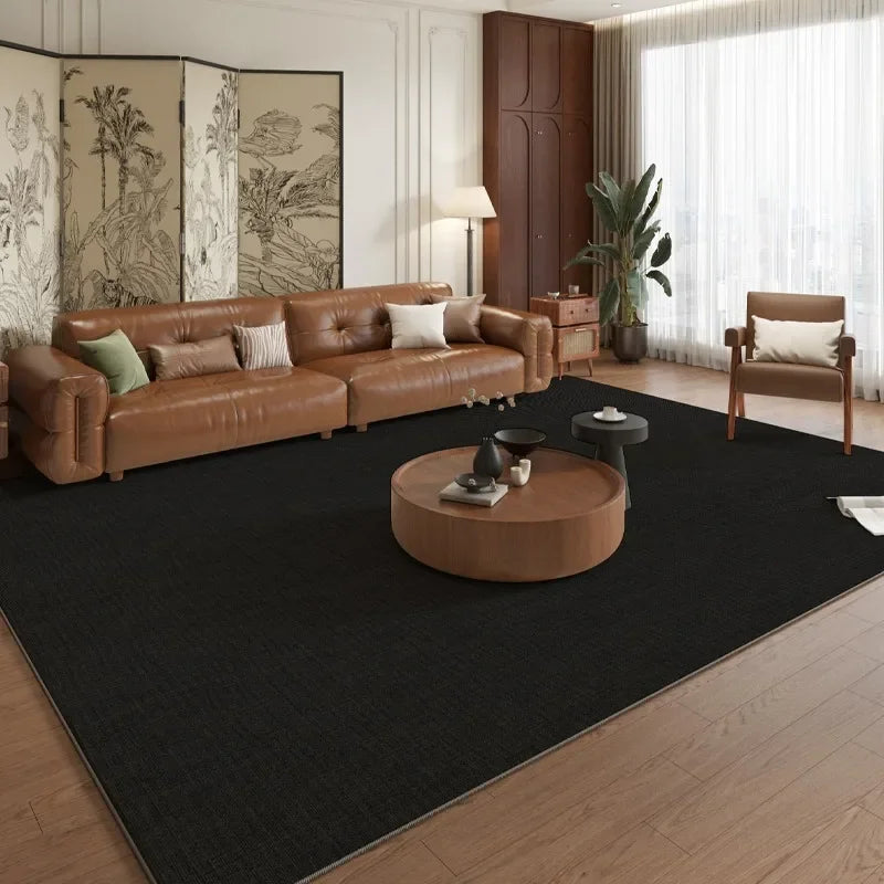 Living Room Carpet Bedroom Decor Anti-slip Large Rug Wear-resistant Floor Mat Home Decoration Brown Carpets Alfombra שטיח לסלון